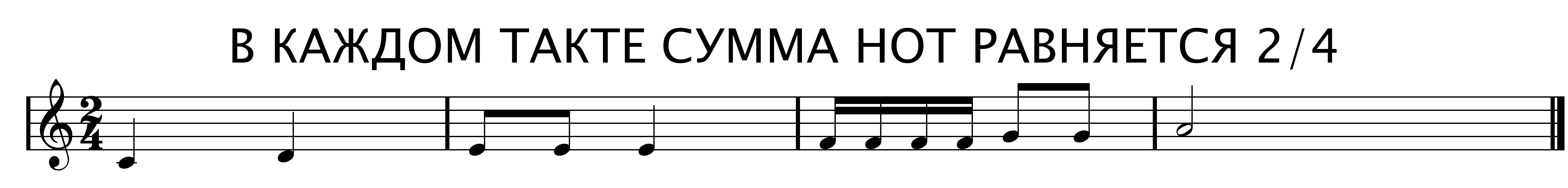 Тактовый размер